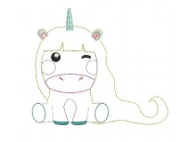 Stickdatei - Sweet Unicorn 1 Appli